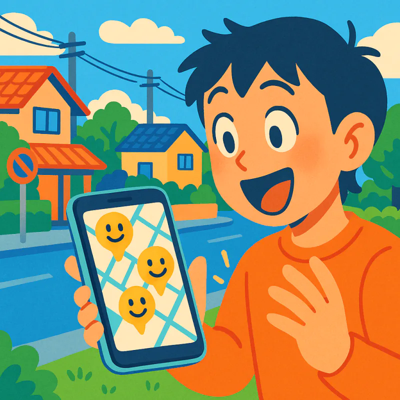 Map app connection
