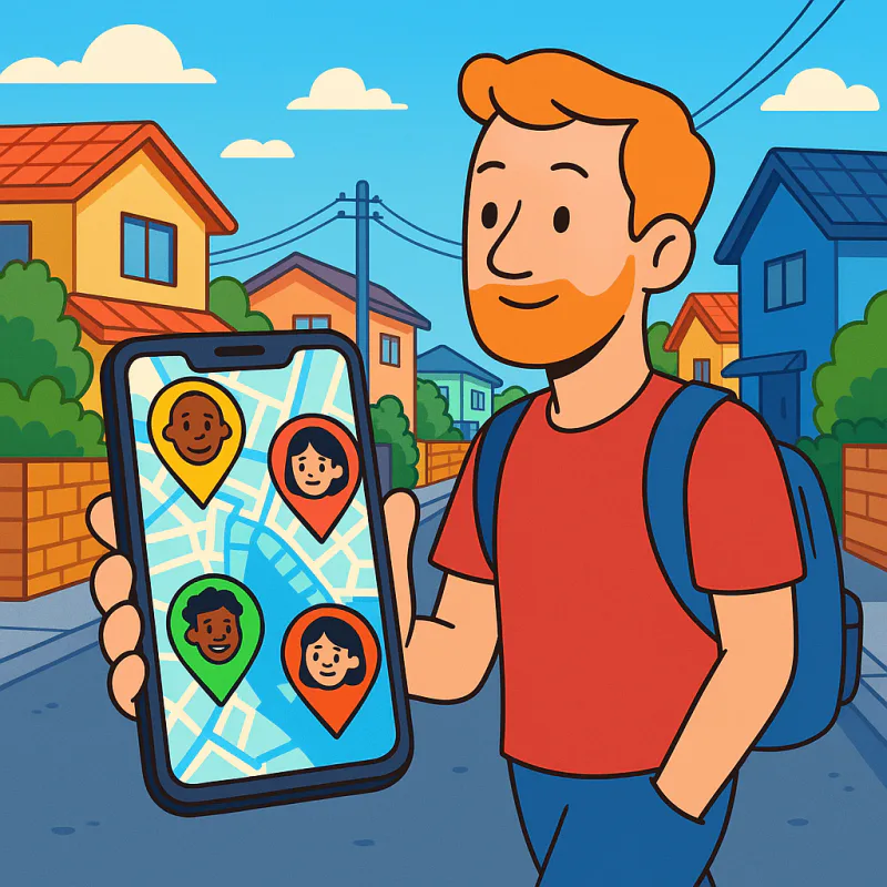 Map-based local connection