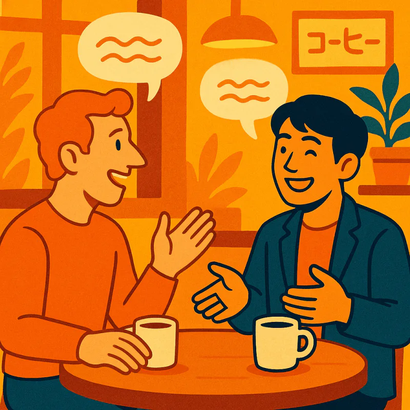 Real conversation with Japanese native