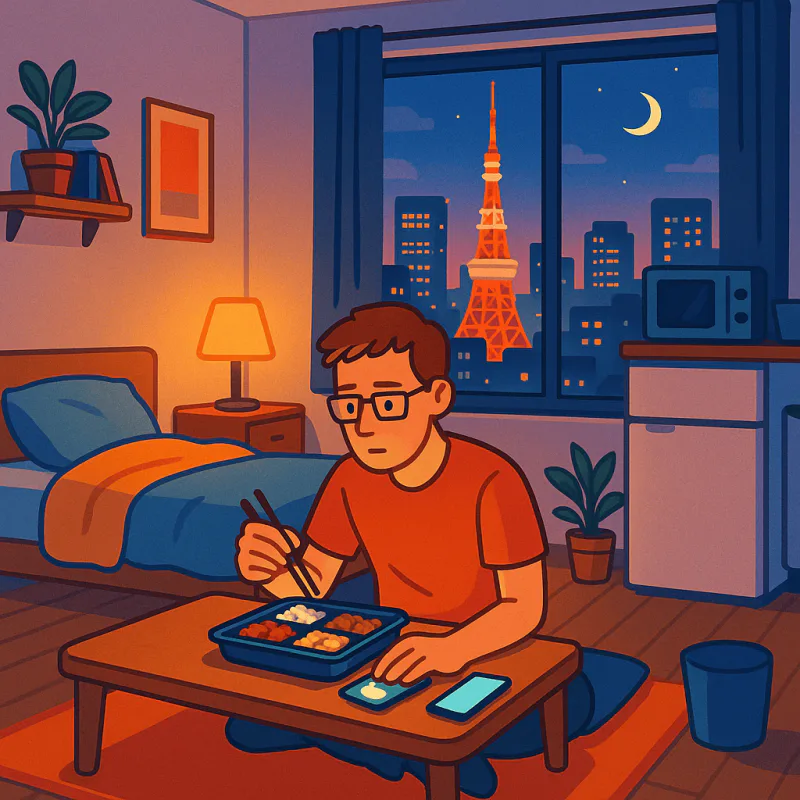 Lonely apartment Tokyo