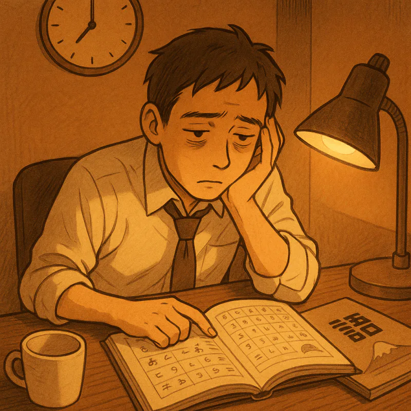Learning Japanese while working full-time