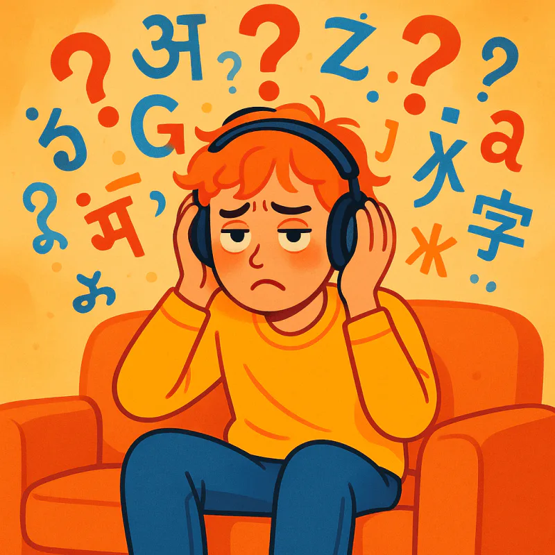 言語に圧倒される学習者